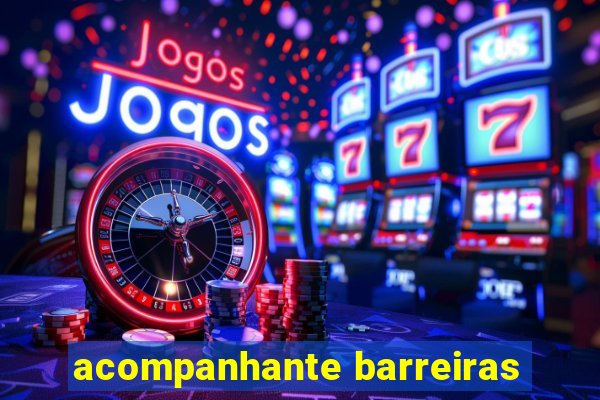 acompanhante barreiras